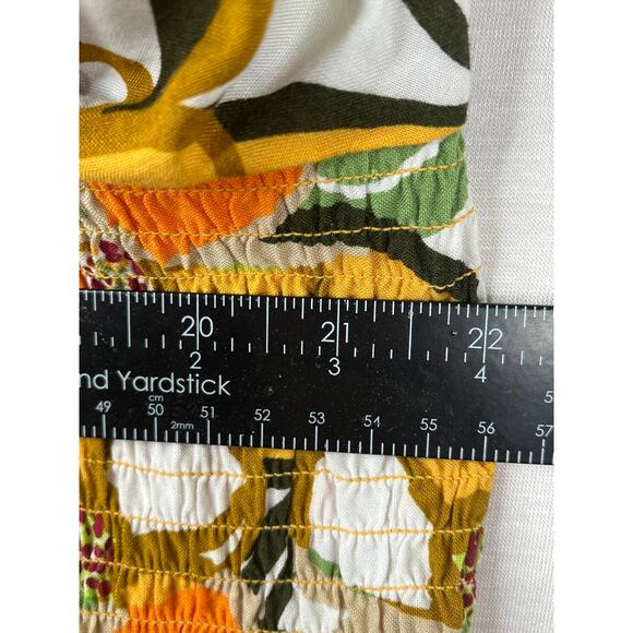 Cato smocked flowy 3/4 length sleeve multicolored top, size 22 - Picture 10 of 10